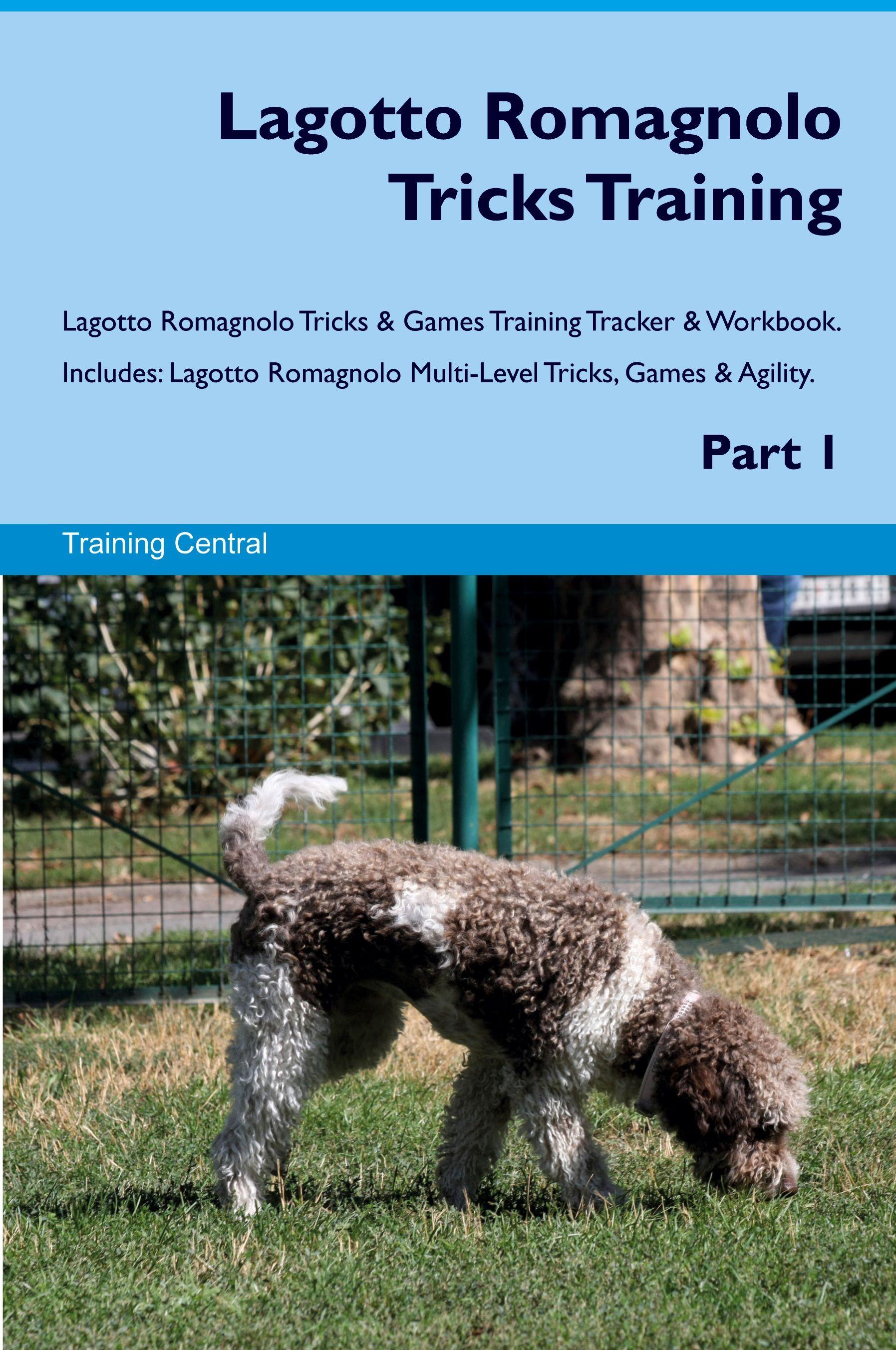 Vorderes Coverbild Lagotto Romagnolo Tricks Training Lagotto Romagnolo Tricks & Games Training Tracker  & Workbook.  Includes