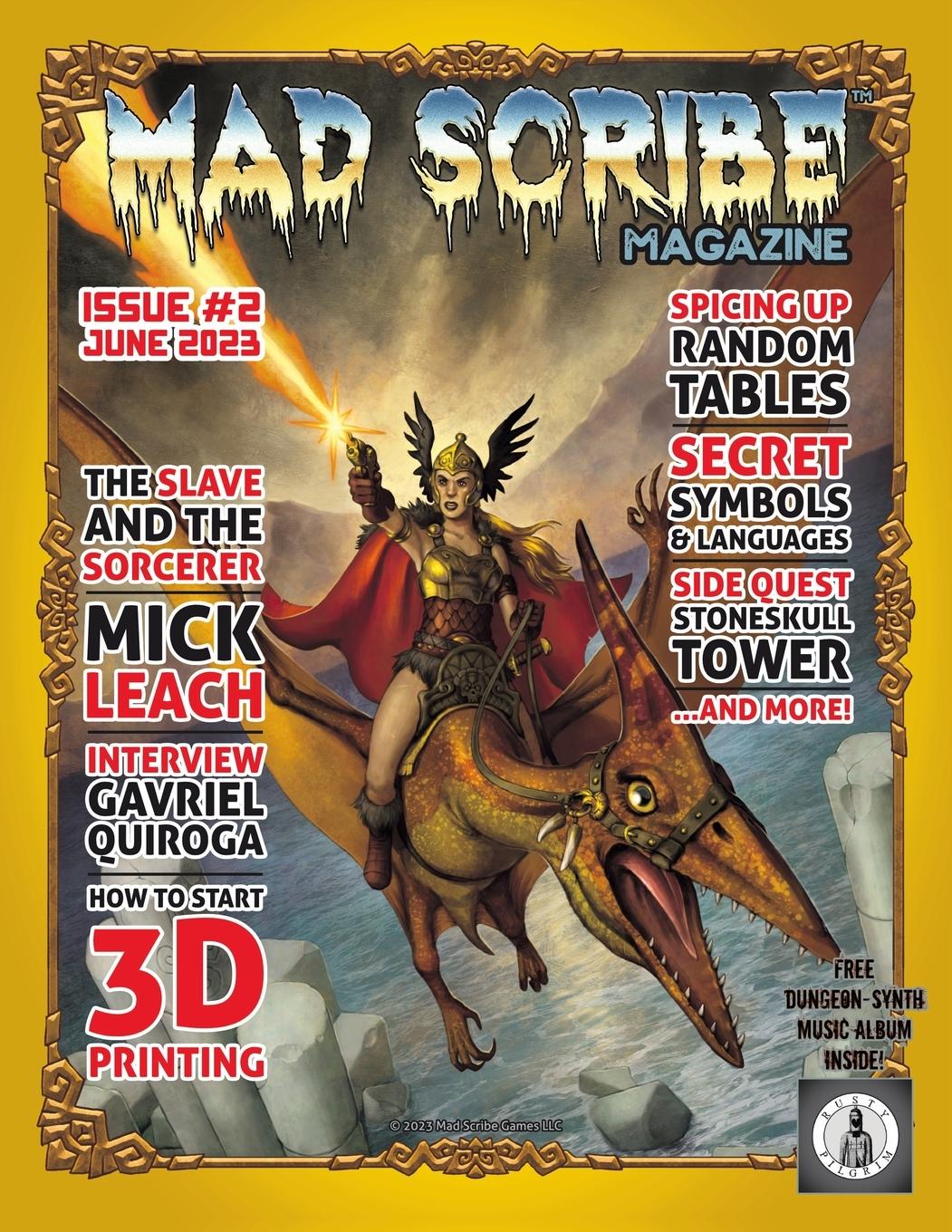 Vorderes Coverbild Mad Scribe magazine issue #2