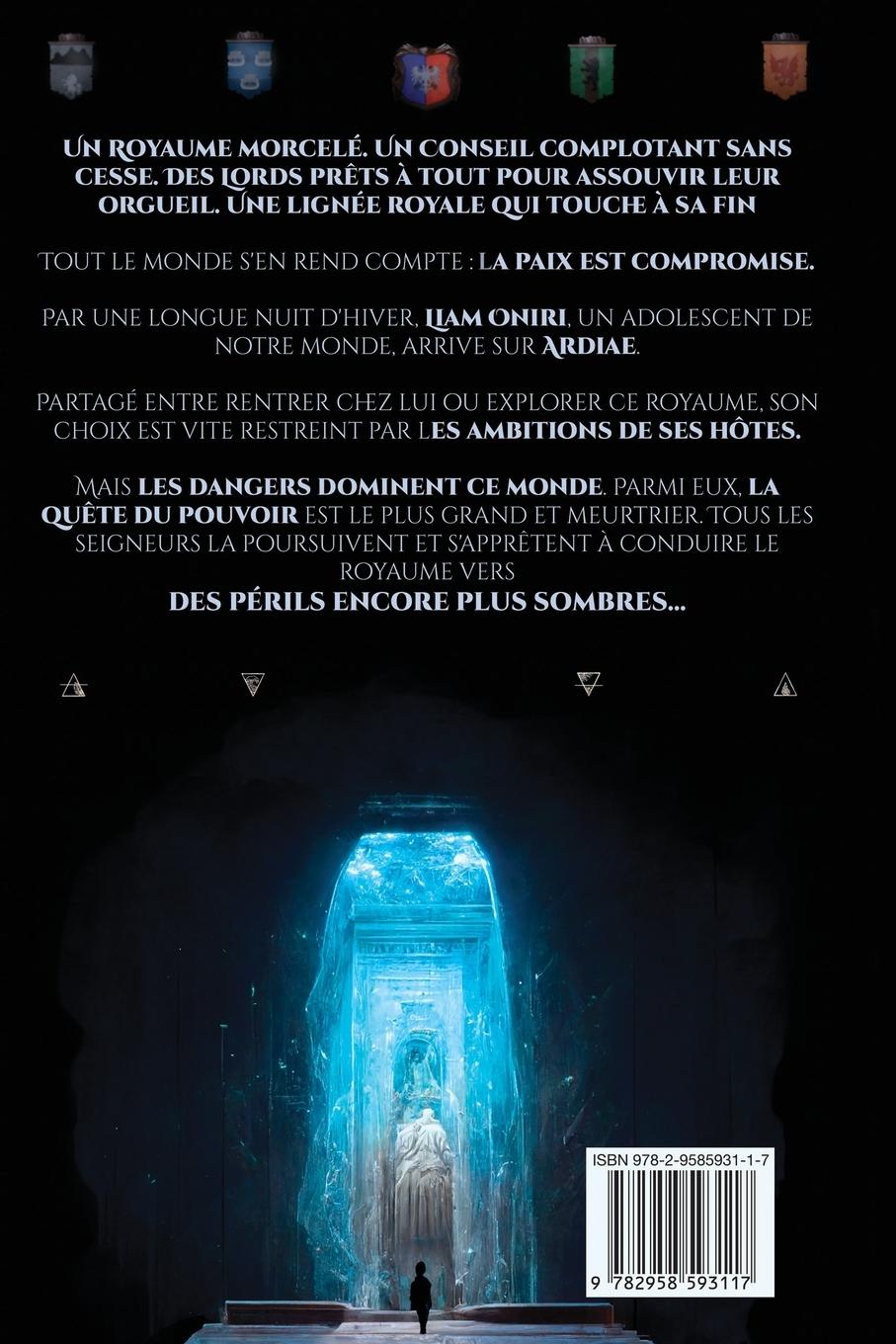 Rückseitencover Ardiae - La Guerre des Quatre Lords