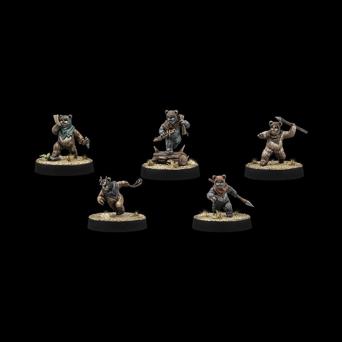 Beispielinhalt (Bild) Star Wars Legion - Ewok-Krieger