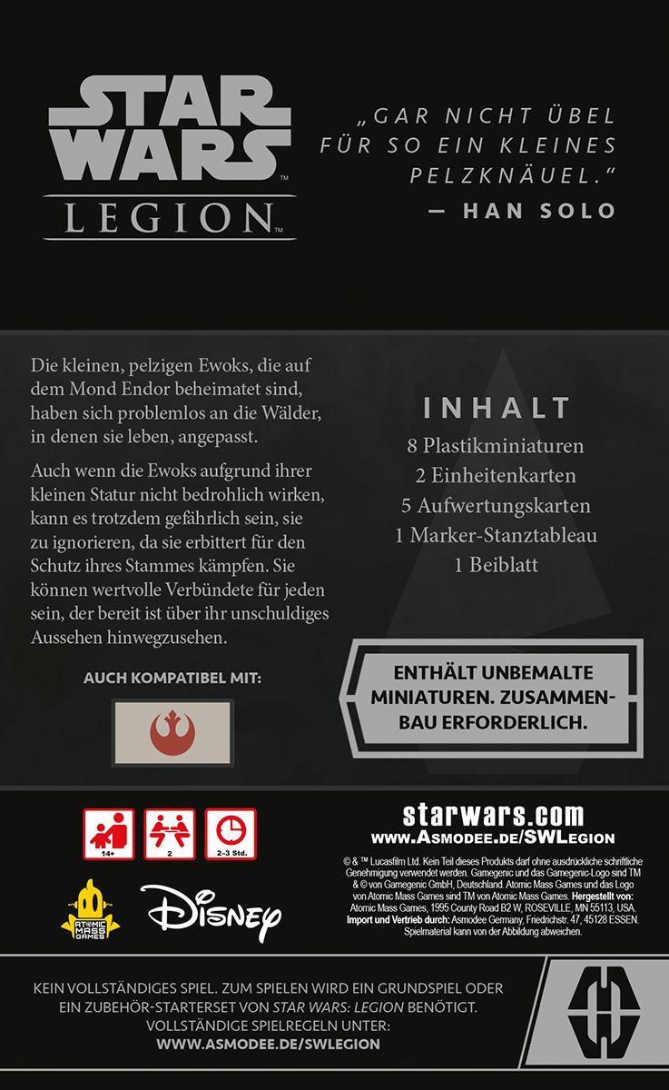 Beispielinhalt (Bild) Star Wars Legion - Ewok-Krieger