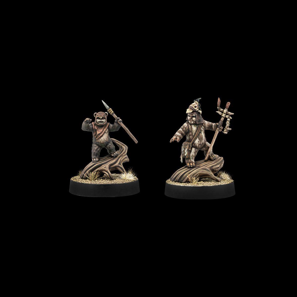 Beispielinhalt (Bild) Star Wars Legion - Logray & Wicket