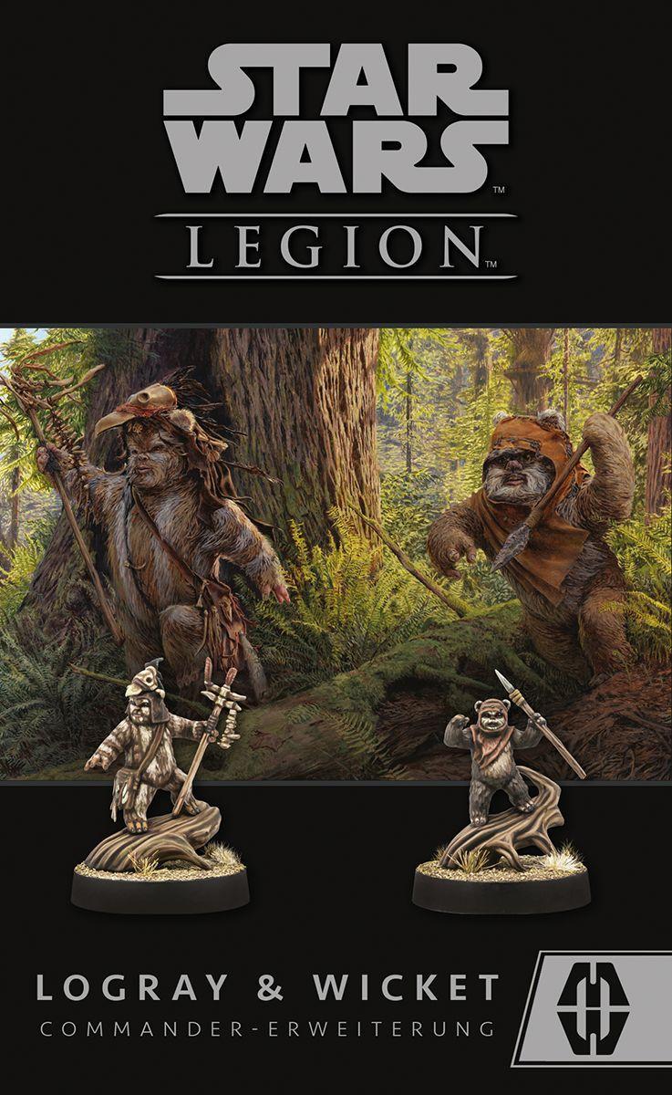 Vorderes Coverbild Star Wars Legion - Logray & Wicket