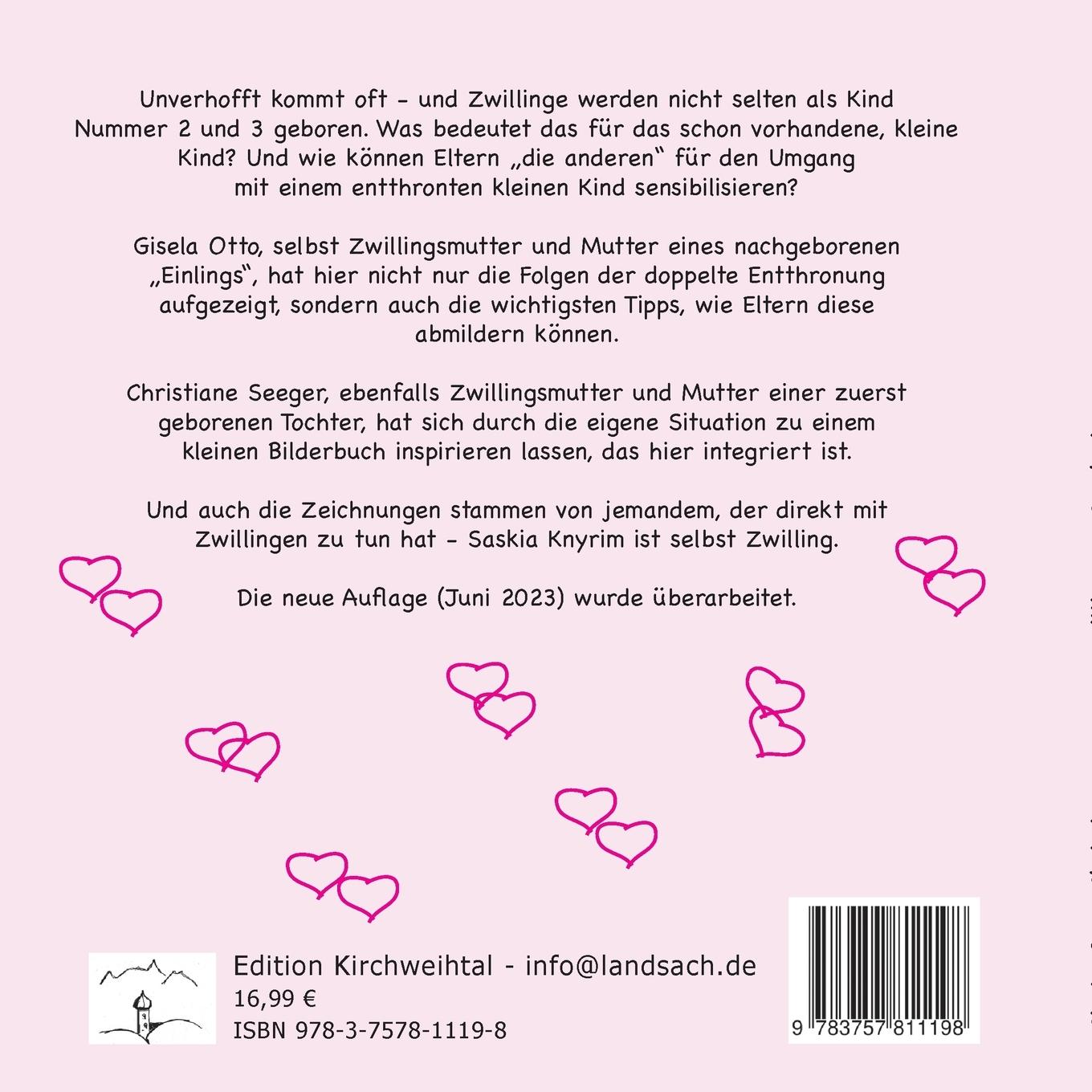 Rückseitencover Zwillinge & Geschwister