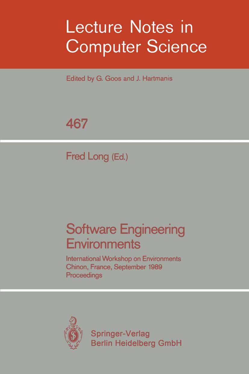 Vorderes Coverbild Software Engineering Environments