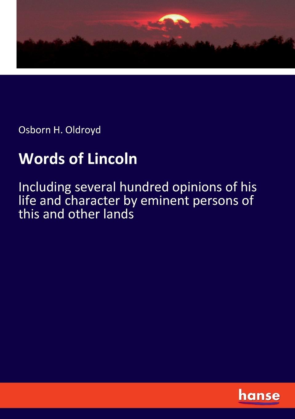Vorderes Coverbild Words of Lincoln
