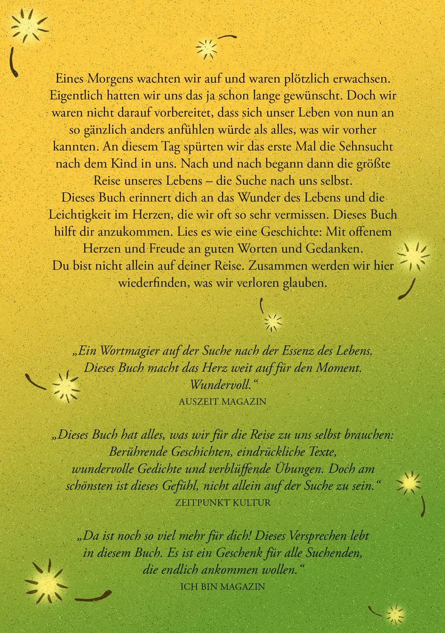 Rückseitencover Weil jeder Tag zählt