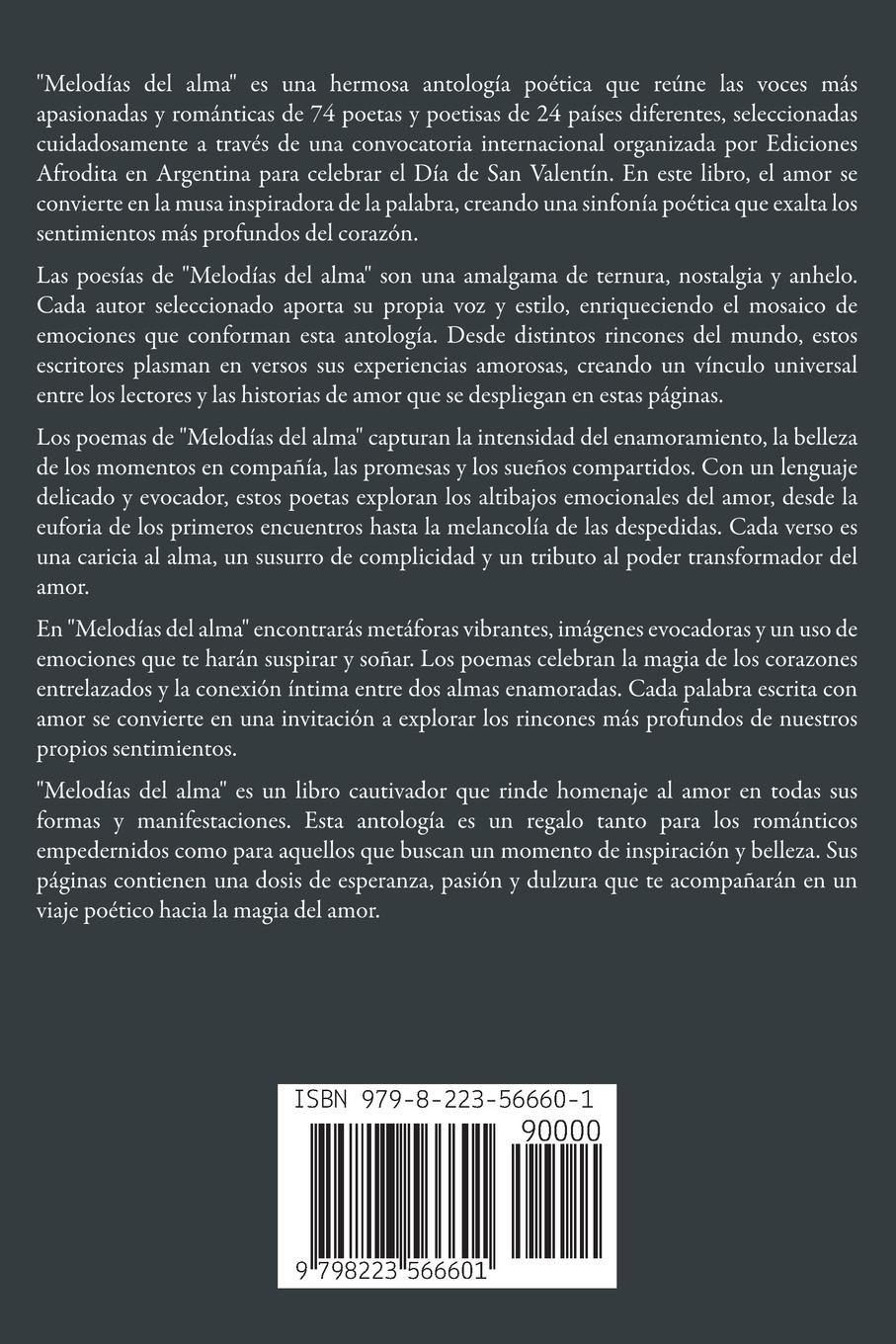 Rückseitencover Melodías del Alma