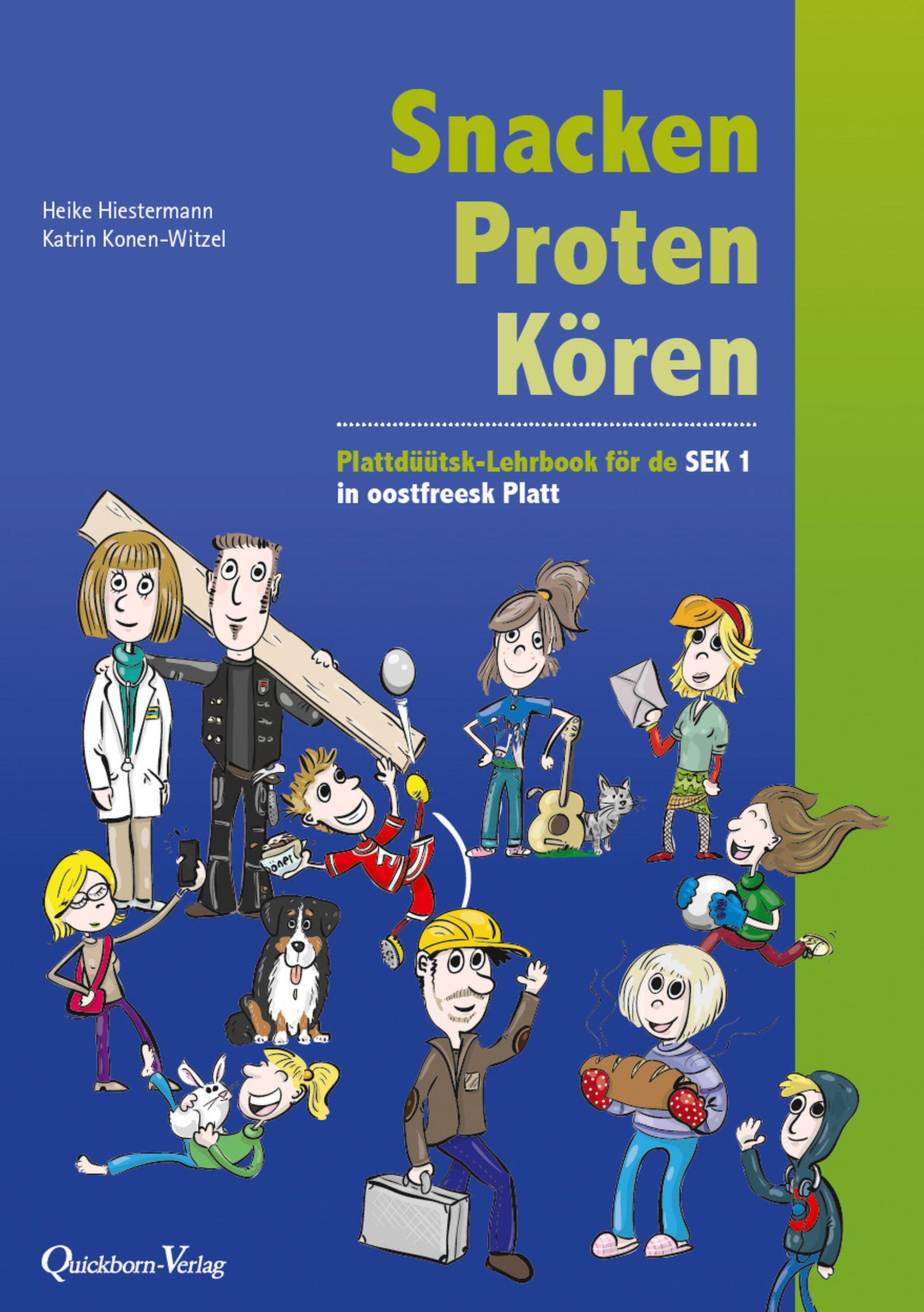Vorderes Coverbild Snacken, Proten, Kören - Oostfreesk Platt