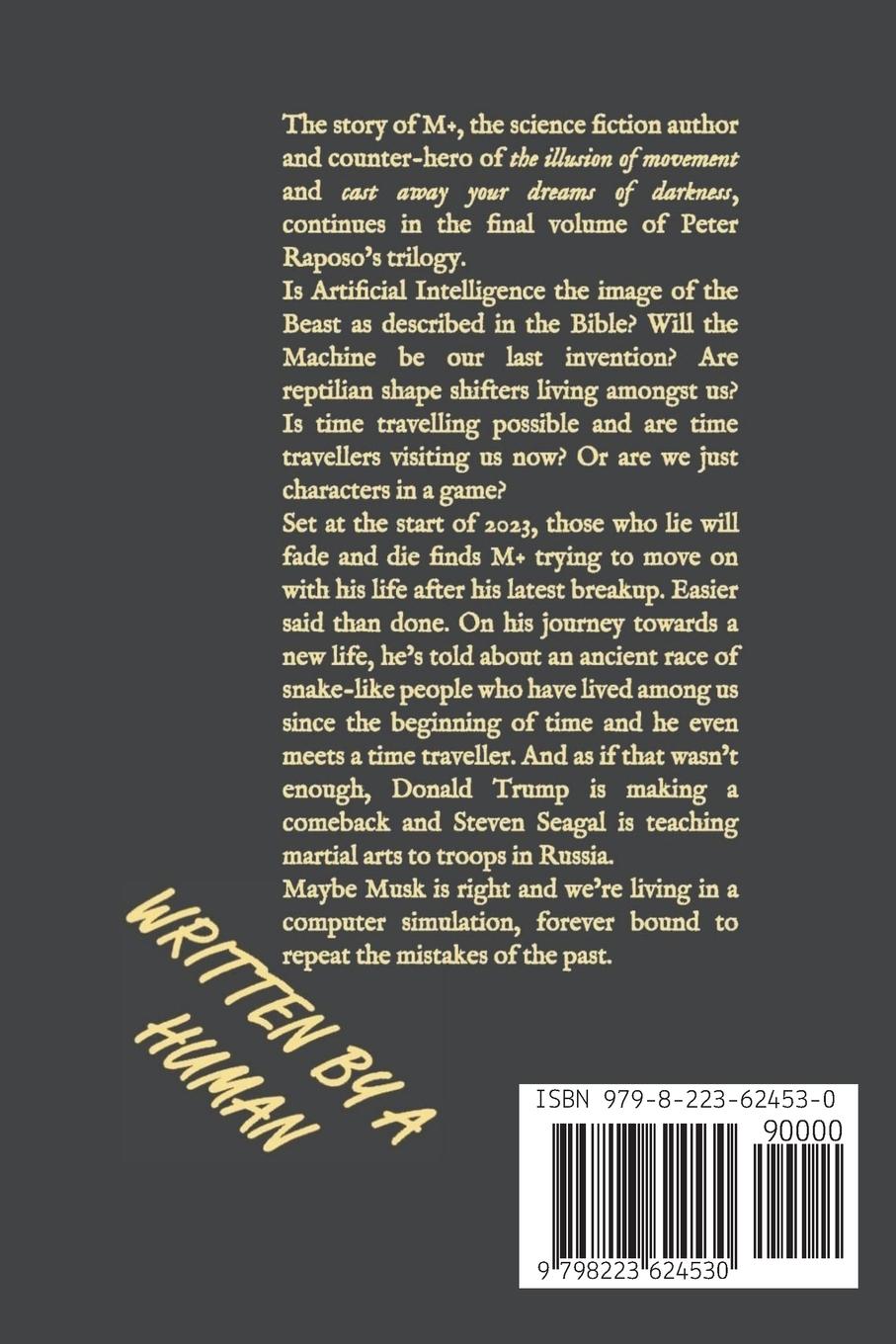 Rückseitencover Those Who Lie Will Fade And Die