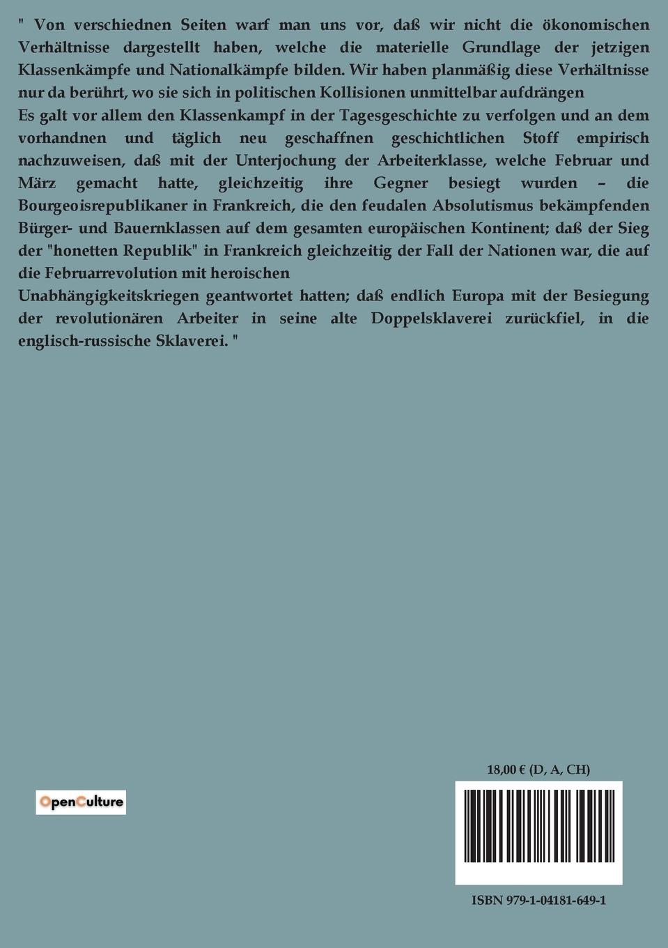 Rückseitencover Lohnarbeit und Kapital