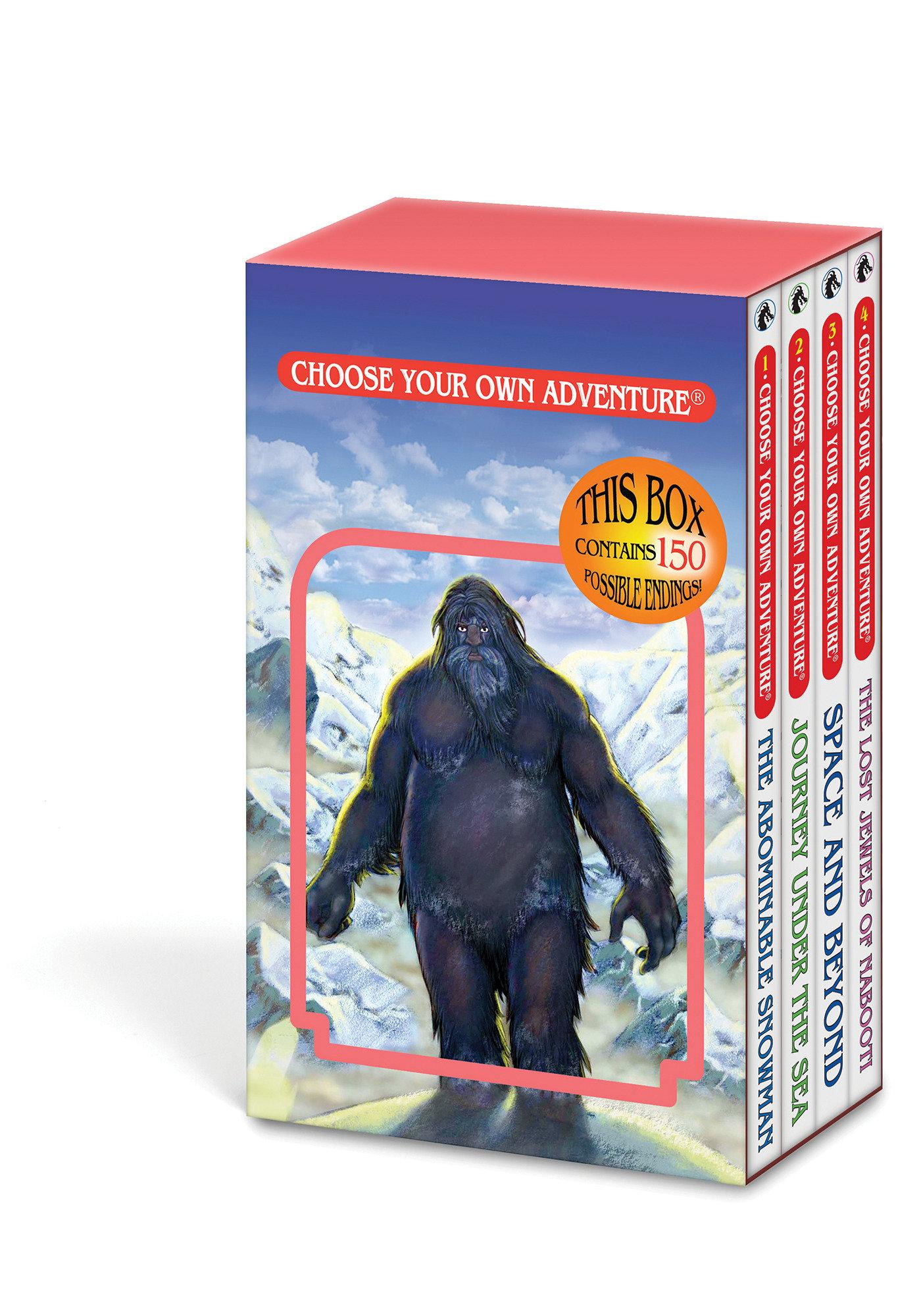 Vorderes Coverbild Choose Your Own Adventure 4-Book Boxed Set #1: Origin Four (the Abominable Snowman, Journey Under the Sea, Space and Beyond, the Lost Jewels of Nabooti)
