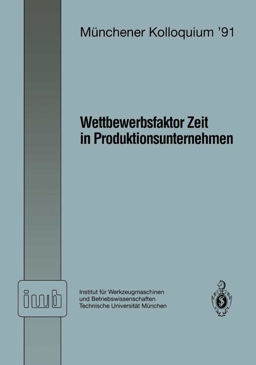Vorderes Coverbild Wettbewerbsfaktor Zeit in Produktionsunternehmen
