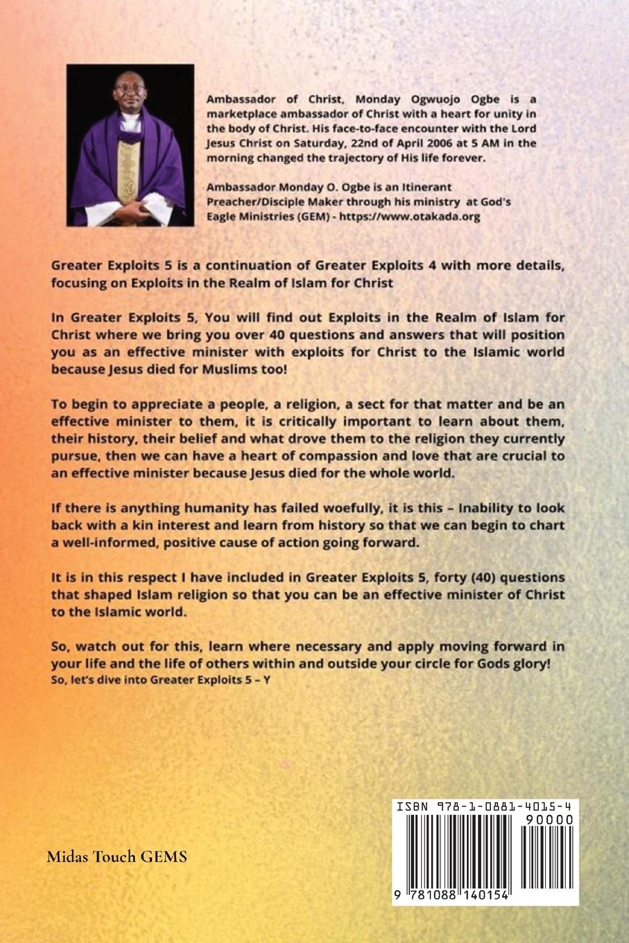 Rückseitencover Greater Exploits 5 - Exploits in the Realm of Islam for Christ