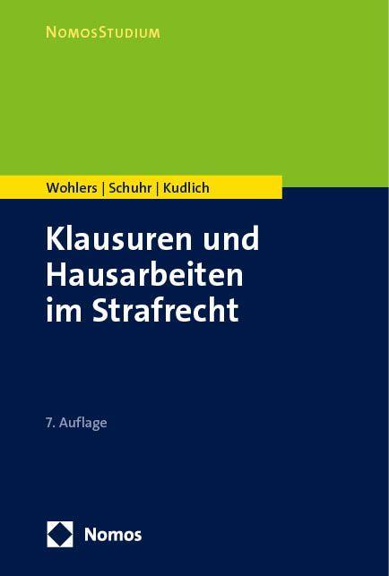 Vorderes Coverbild Klausuren und Hausarbeiten im Strafrecht