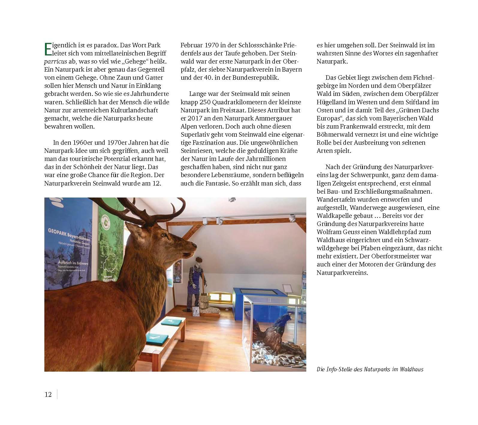 Beispielinhalt (Bild) Steinreich - Naturpark Steinwald