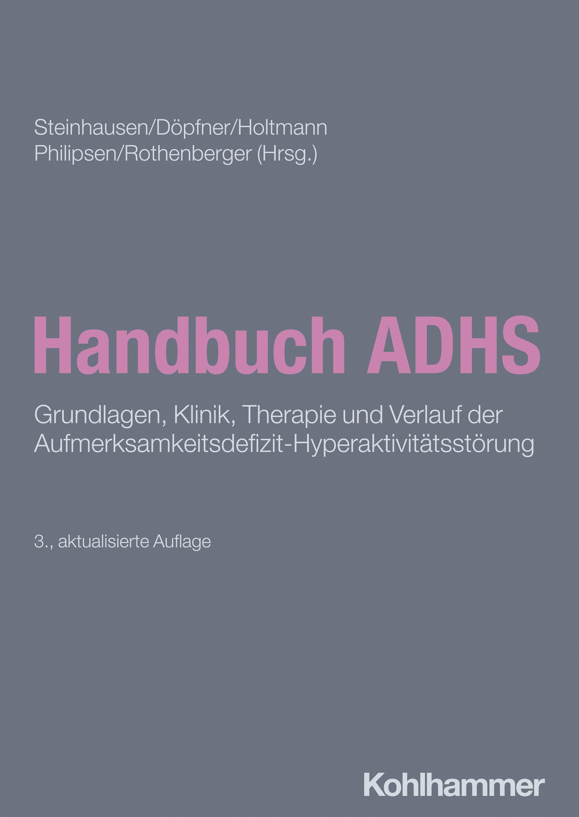 Vorderes Coverbild Handbuch ADHS