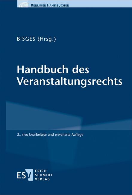 Vorderes Coverbild Handbuch des Veranstaltungsrechts