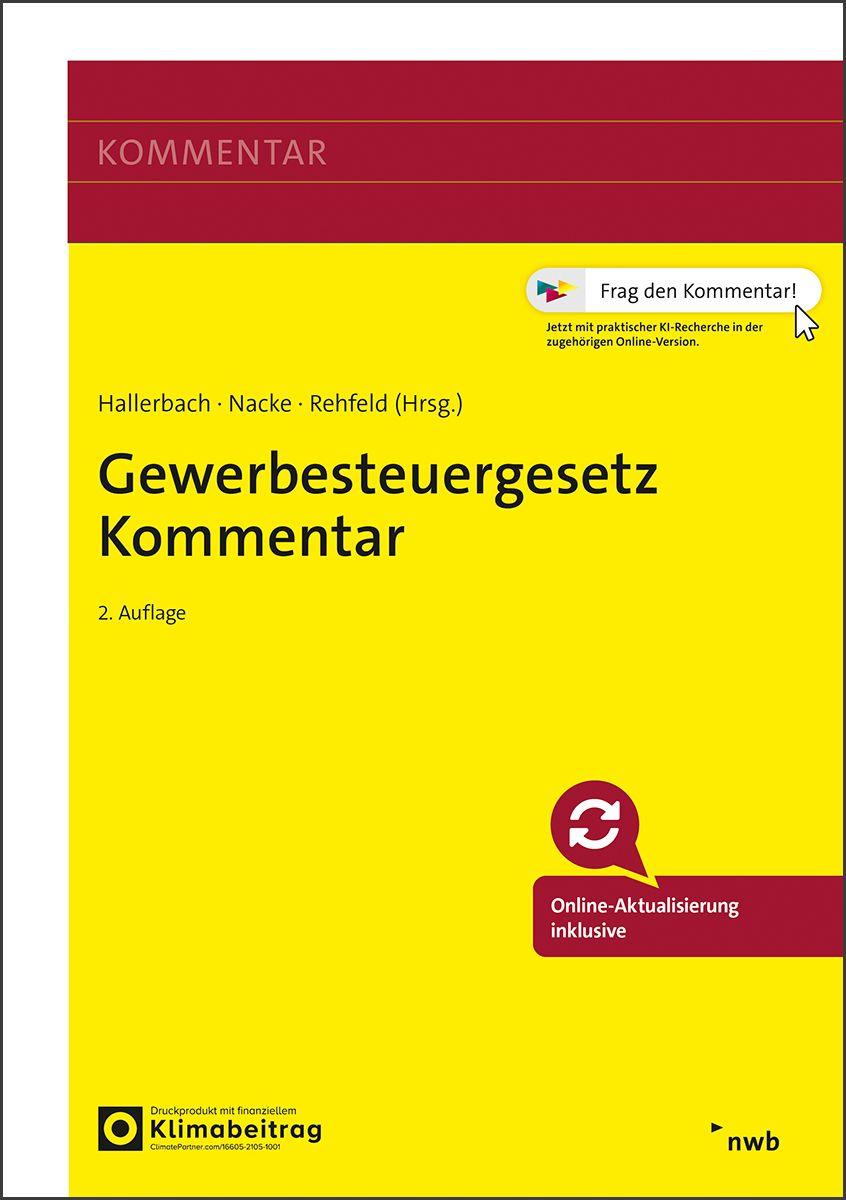 Vorderes Coverbild Gewerbesteuergesetz Kommentar