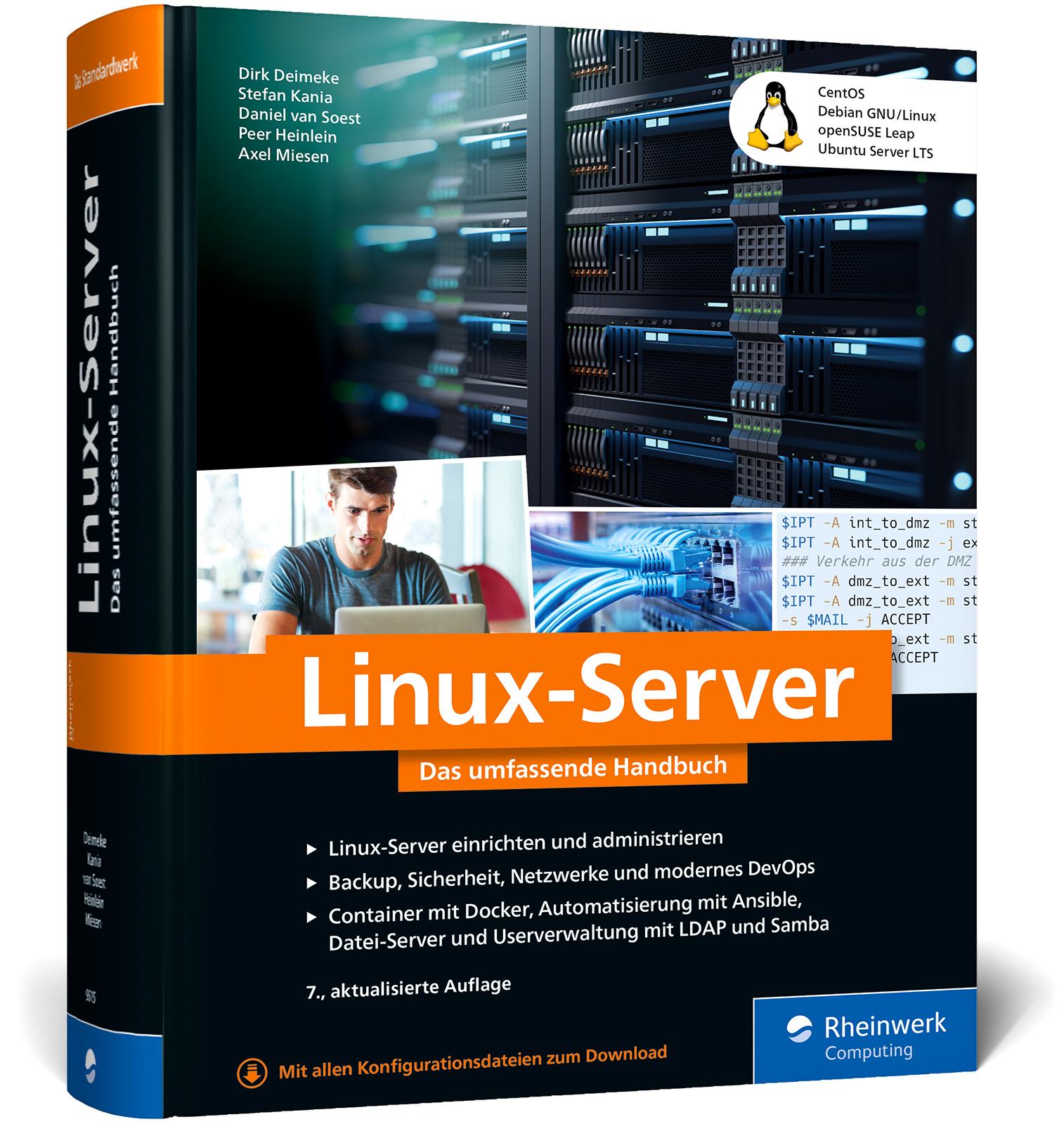 Vorderes Coverbild Linux-Server