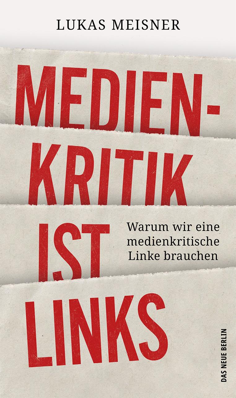 Vorderes Coverbild Medienkritik ist links