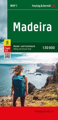 Vorderes Coverbild Madeira, Wander- und Freizeitkarte 1:30.000, freytag & berndt