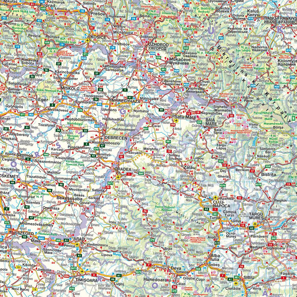 Beispielinhalt (Bild) Balkan - Südosteuropa, Straßenkarte 1:2.000.000, freytag & berndt