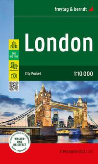 Vorderes Coverbild London, Stadtplan 1:10.000, freytag & berndt