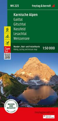 Vorderes Coverbild Karnische Alpen, Wander-, Rad- und Freizeitkarte 1:50.000, freytag & berndt, WK 223