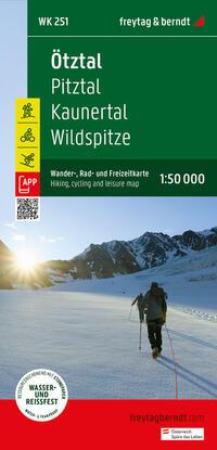 Vorderes Coverbild Ötztal, Wander-, Rad- und Freizeitkarte 1:50.000, freytag & berndt, WK 251