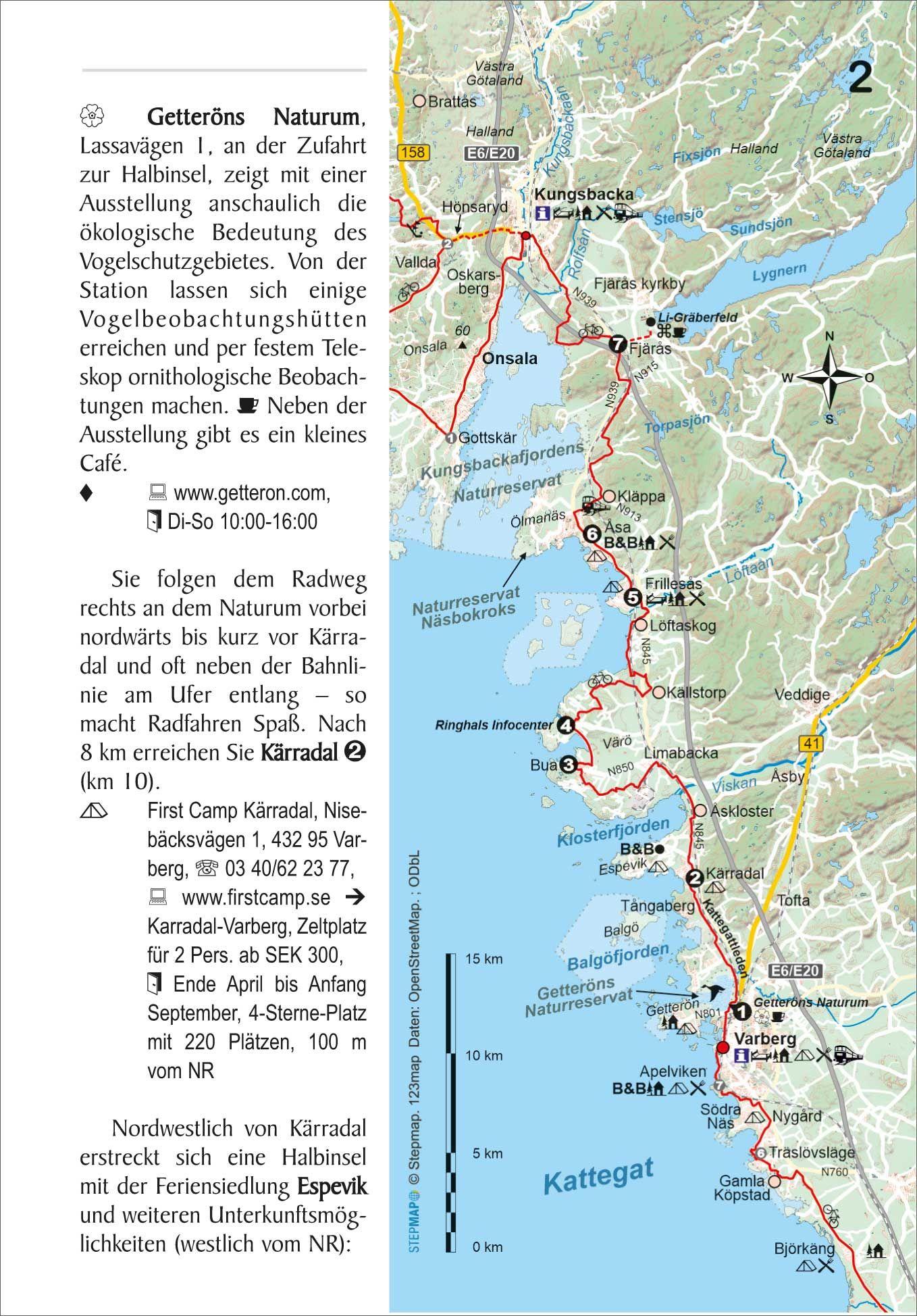 Beispielinhalt (Bild) Schweden/Norwegen: Nordseeküstenradweg