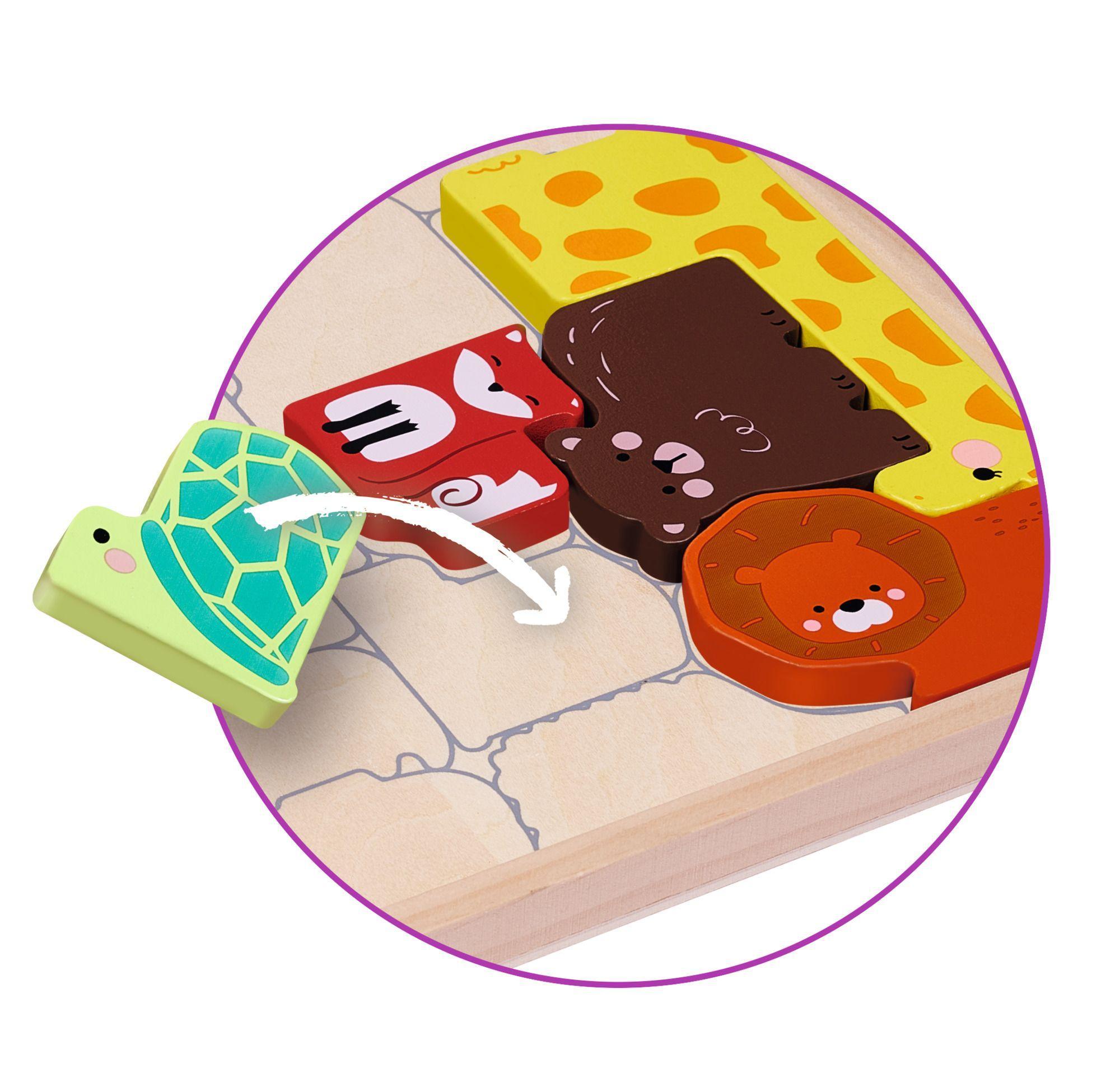 Beispielinhalt (Bild) EH Tierset in Holzbox