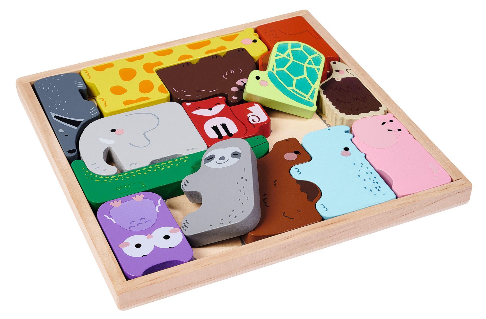 Beispielinhalt (Bild) EH Tierset in Holzbox