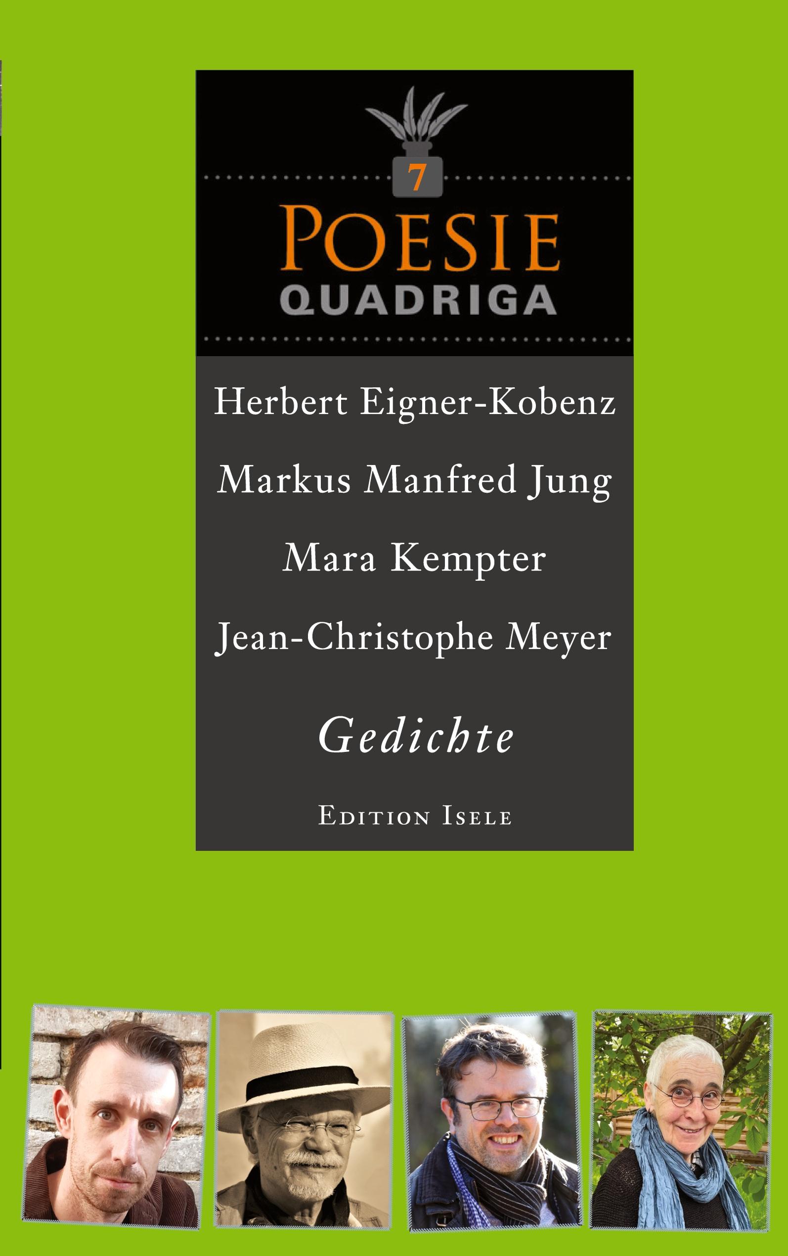 Vorderes Coverbild Poesie-Quadriga 7