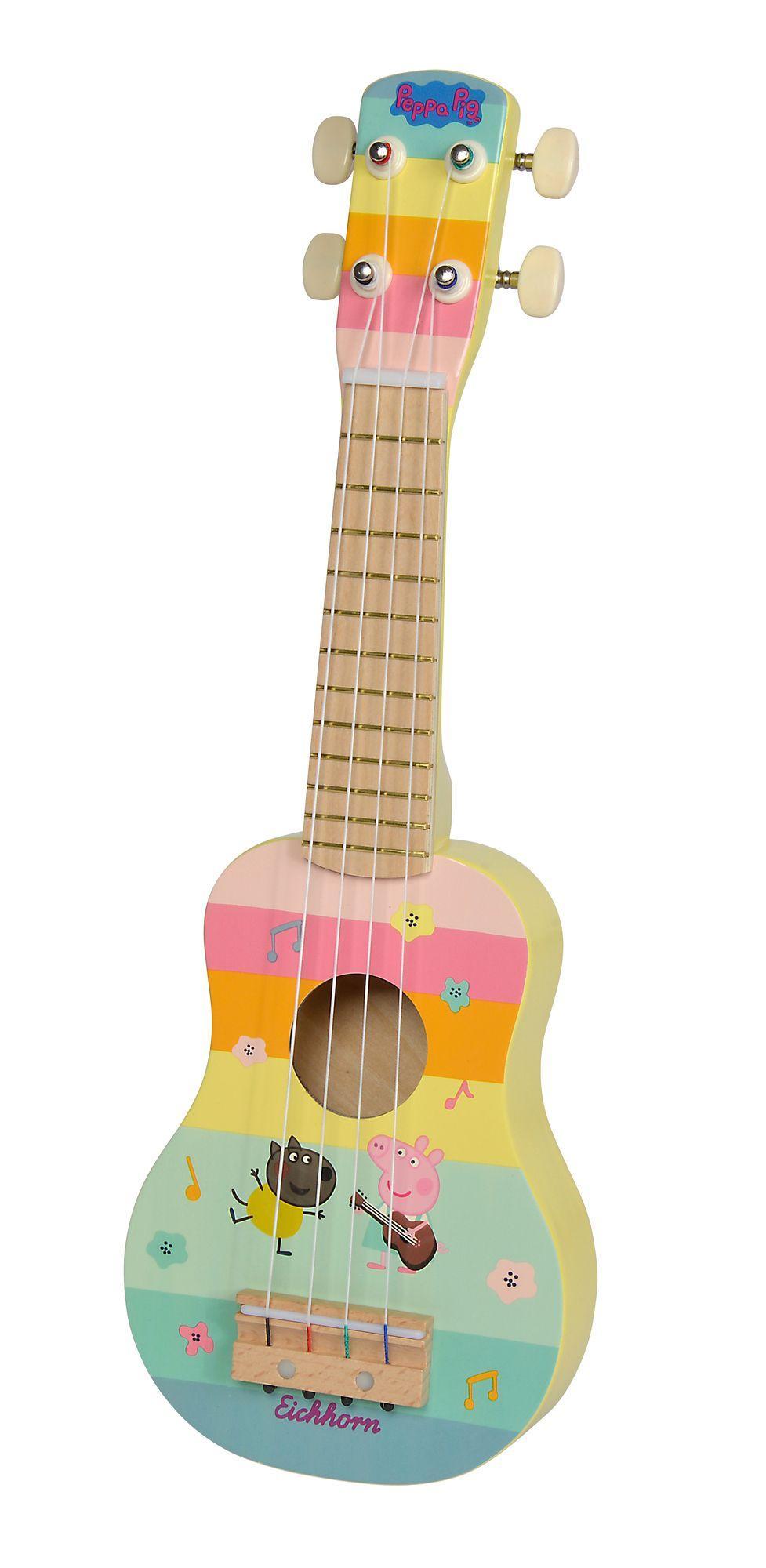 Beispielinhalt (Bild) Peppa Pig Holz Ukulele 43cm