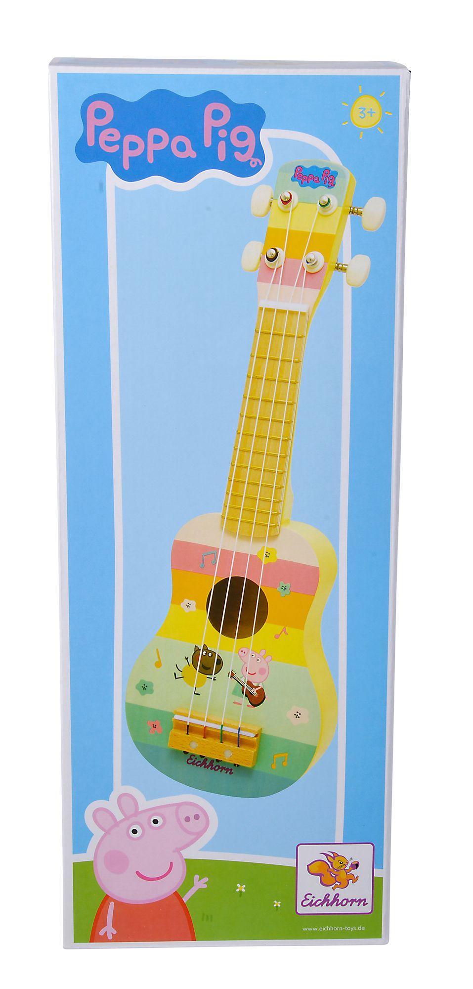 Beispielinhalt (Bild) Peppa Pig Holz Ukulele 43cm