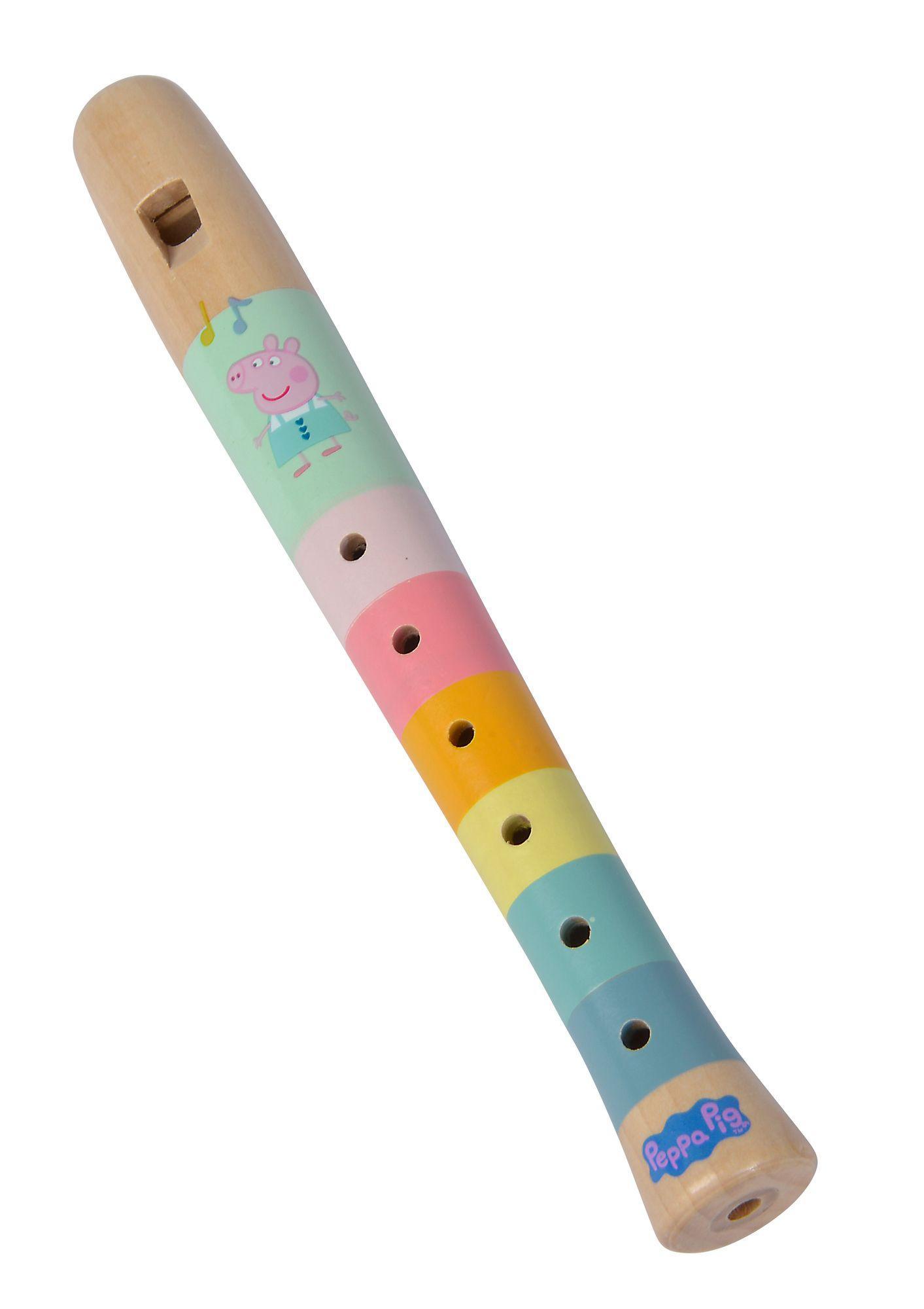 Beispielinhalt (Bild) Peppa Pig Holzflöte 20cm