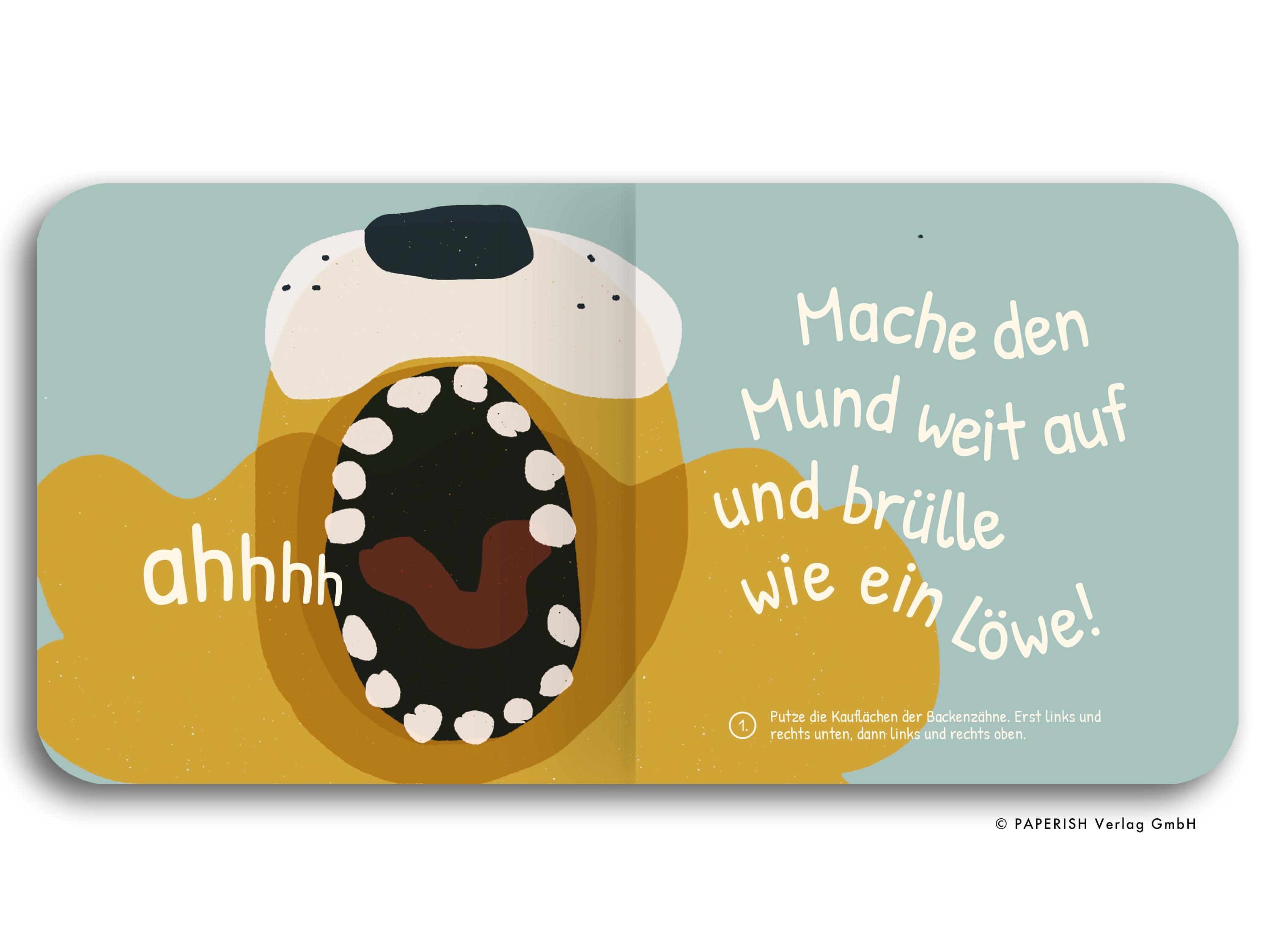 Beispielinhalt (Bild) Piko lernt Zähneputzen