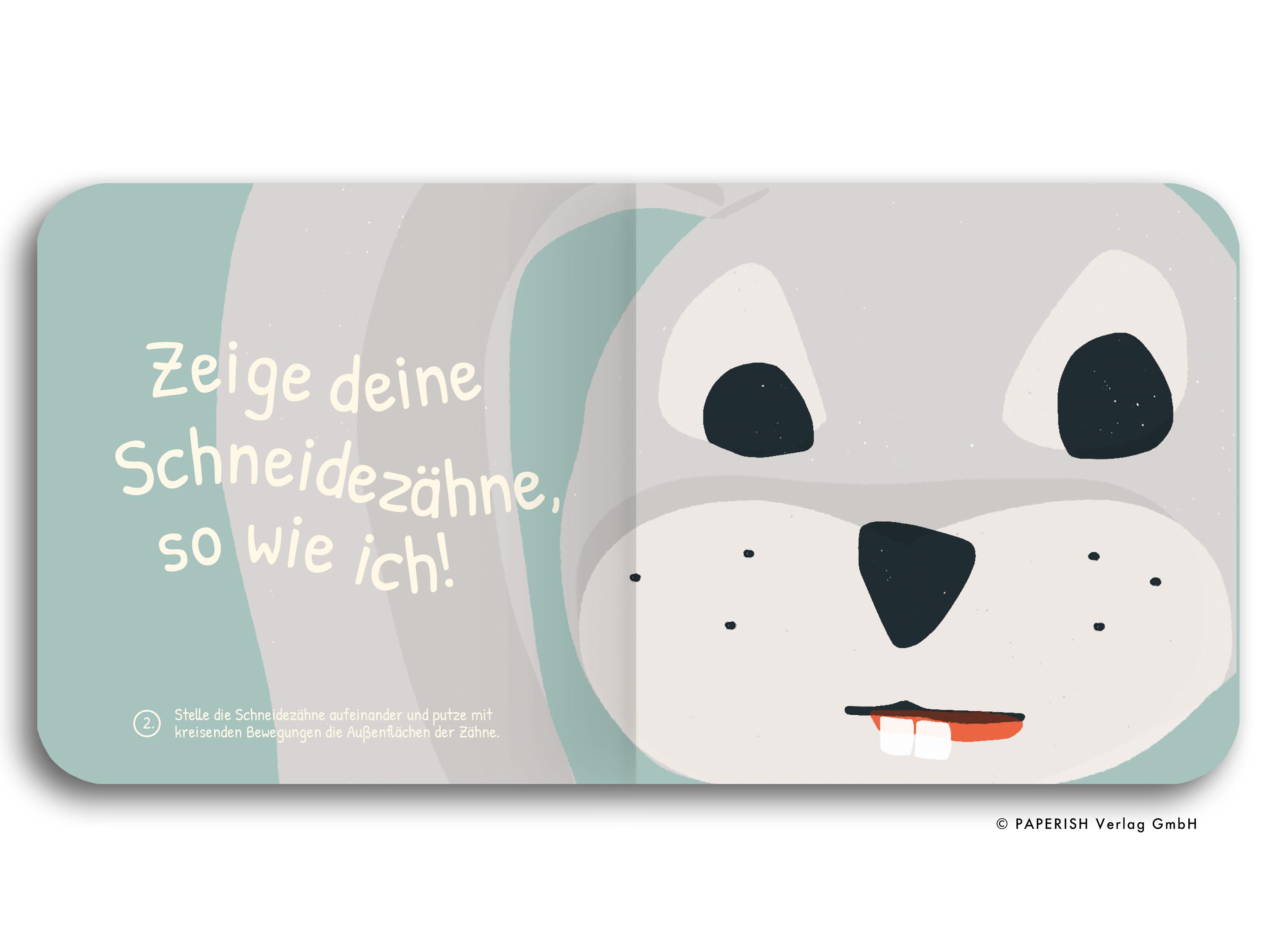 Beispielinhalt (Bild) Piko lernt Zähneputzen