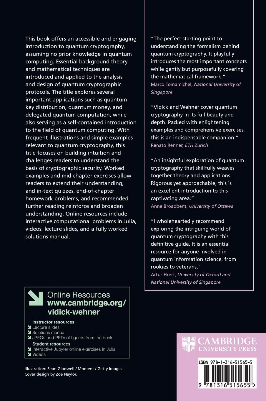 Rückseitencover Introduction to Quantum Cryptography