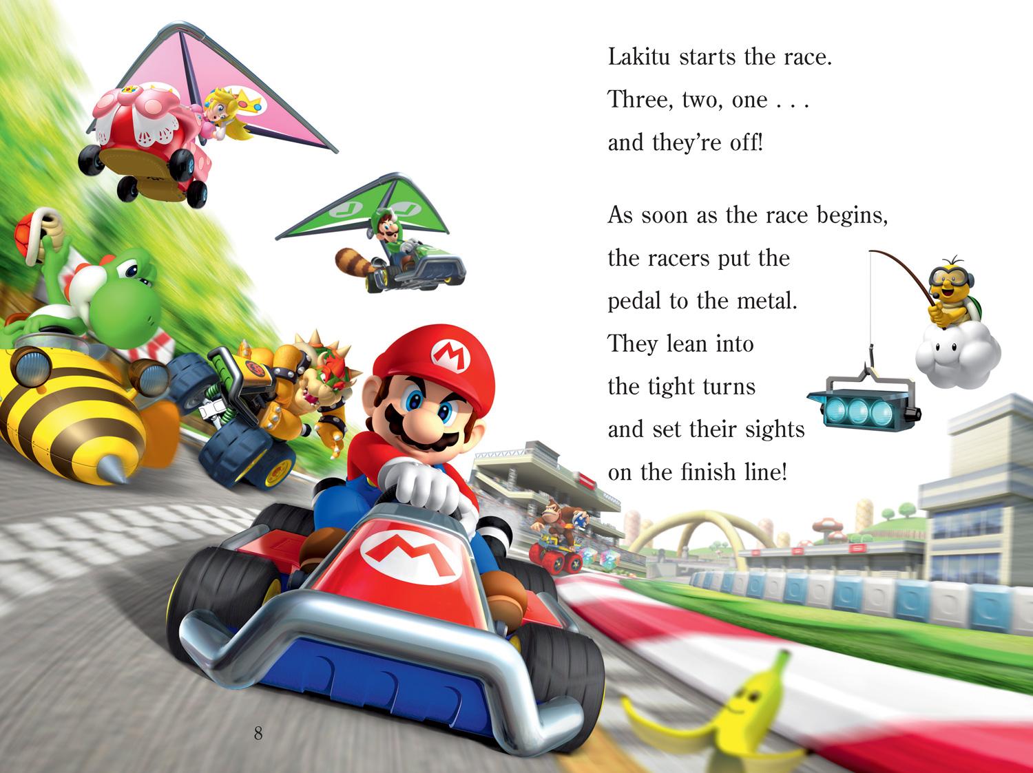 Beispielinhalt (Bild) Official Mario Kart: Young Reader - Off to the Races!