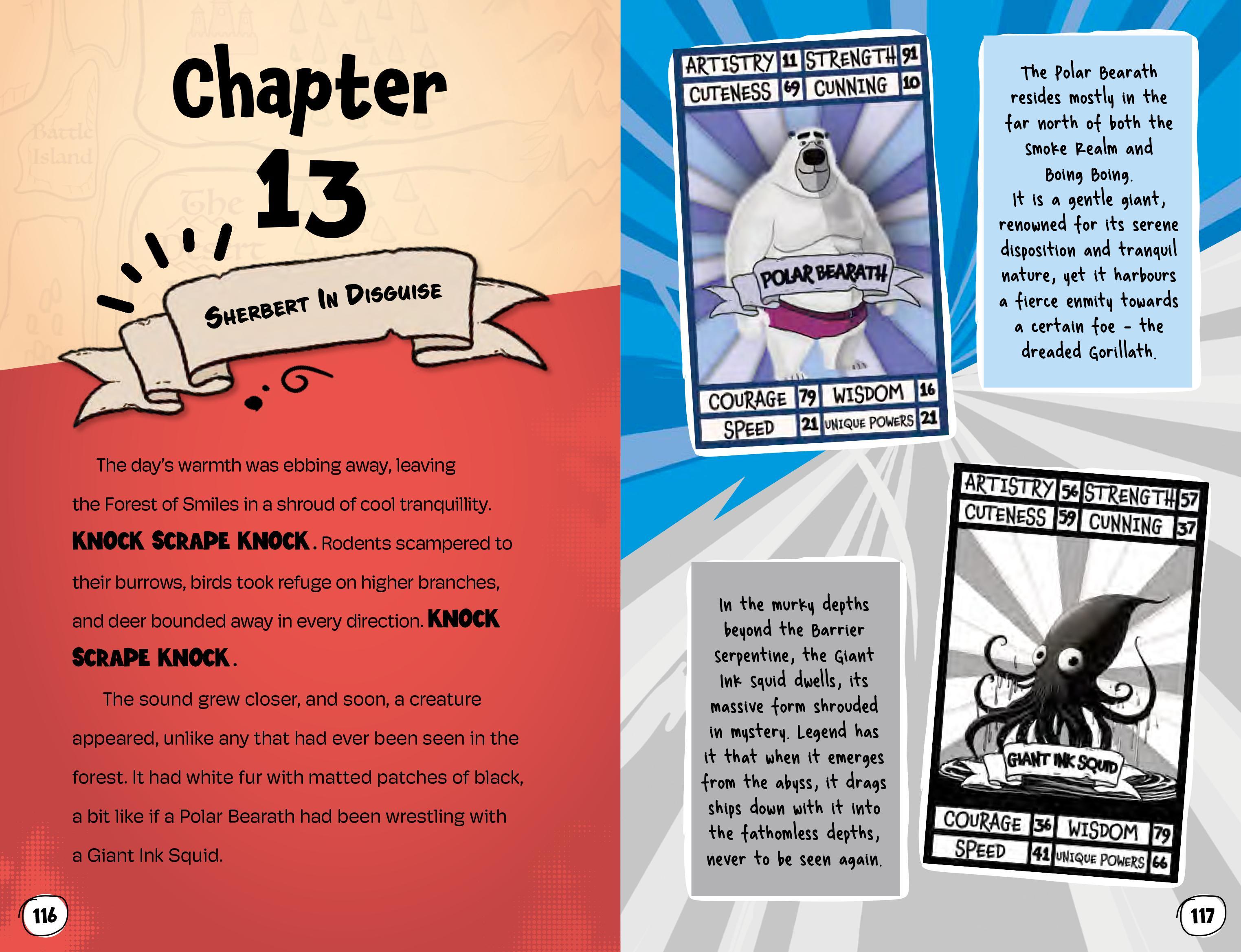 Beispielinhalt (Bild) Sherbert and the Partly Digested Amulet of Power