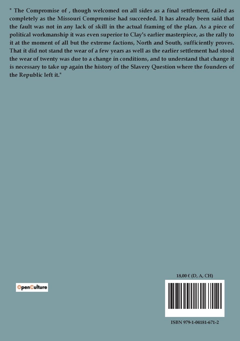 Rückseitencover The Slavery Question