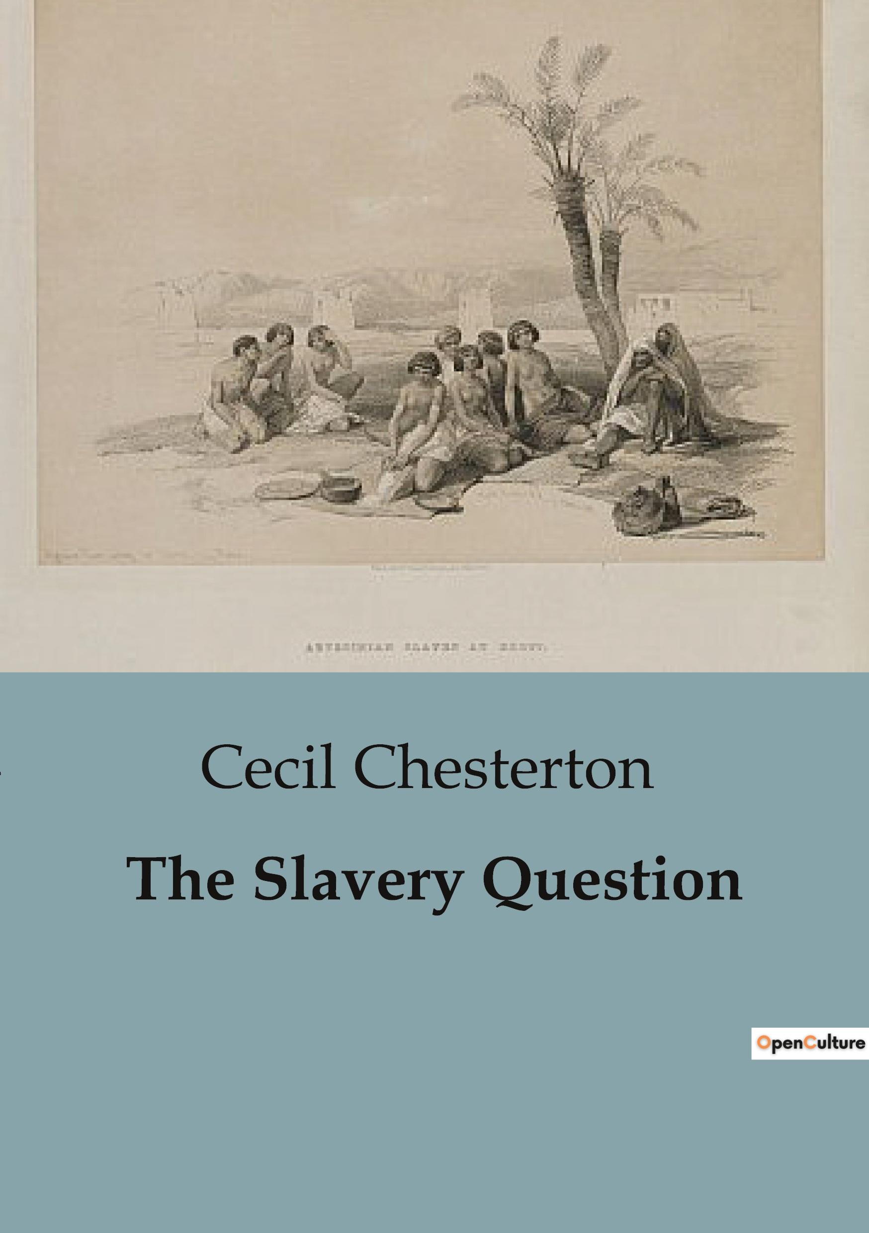Vorderes Coverbild The Slavery Question