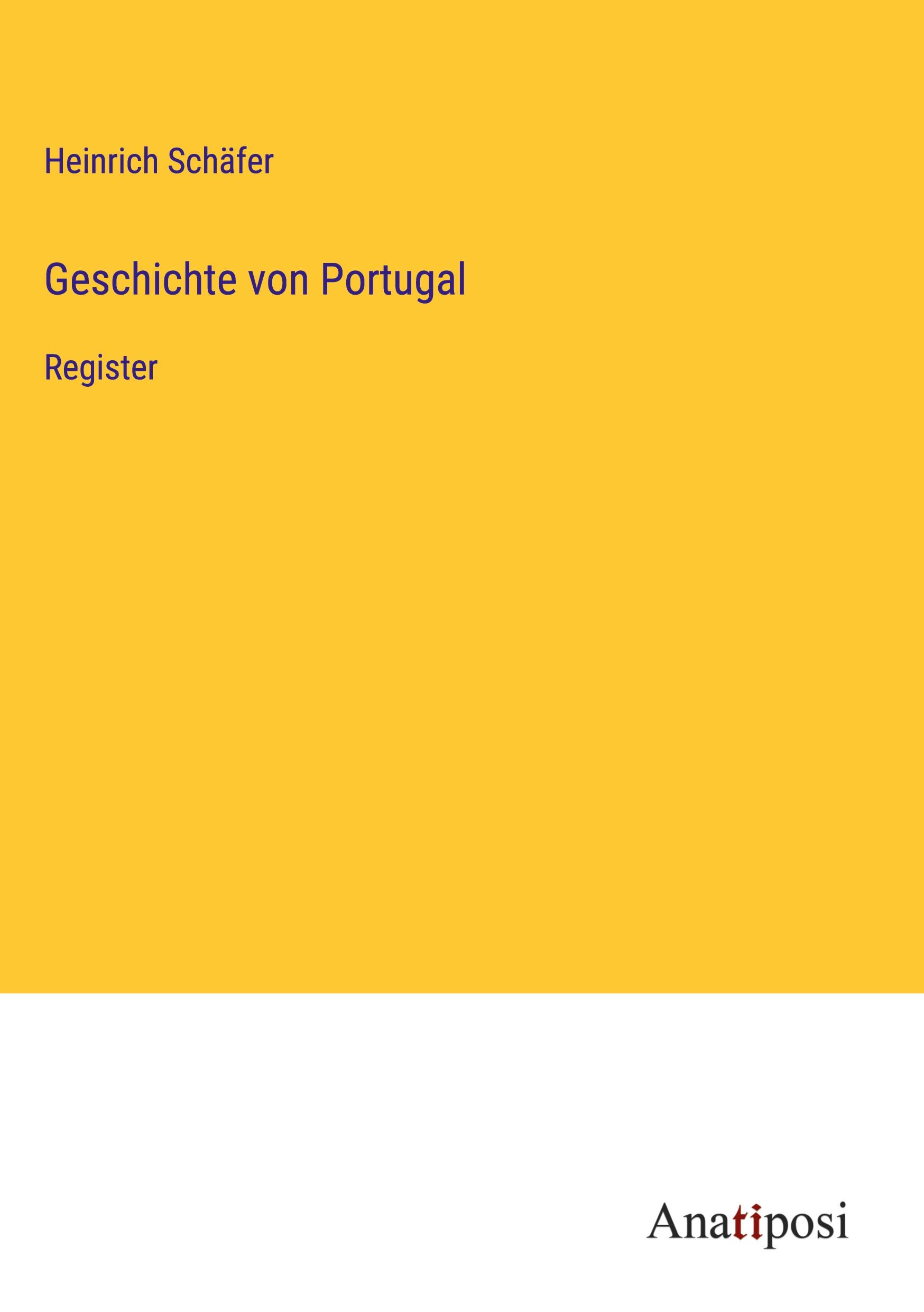 Vorderes Coverbild Geschichte von Portugal