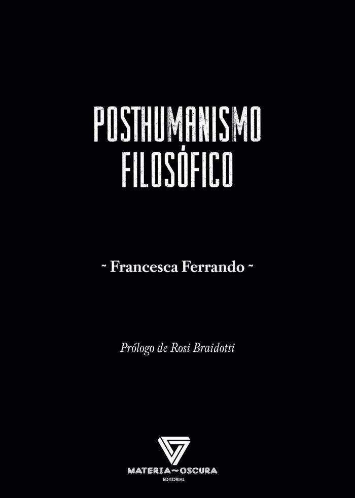 Vorderes Coverbild Posthumanismo filosófico