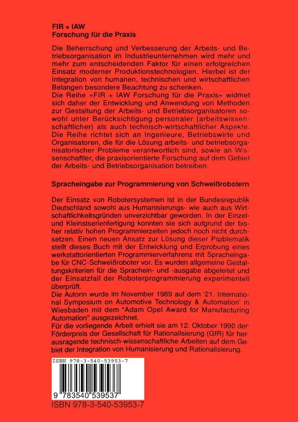 Rückseitencover Spracheingabe zur Programmierung von Schweißrobotern