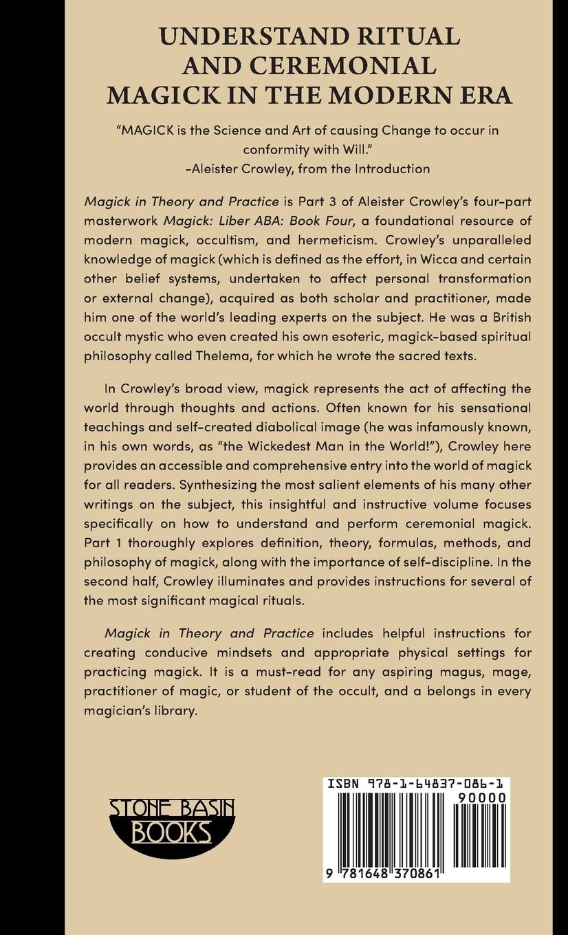 Rückseitencover Magick in Theory and Practice