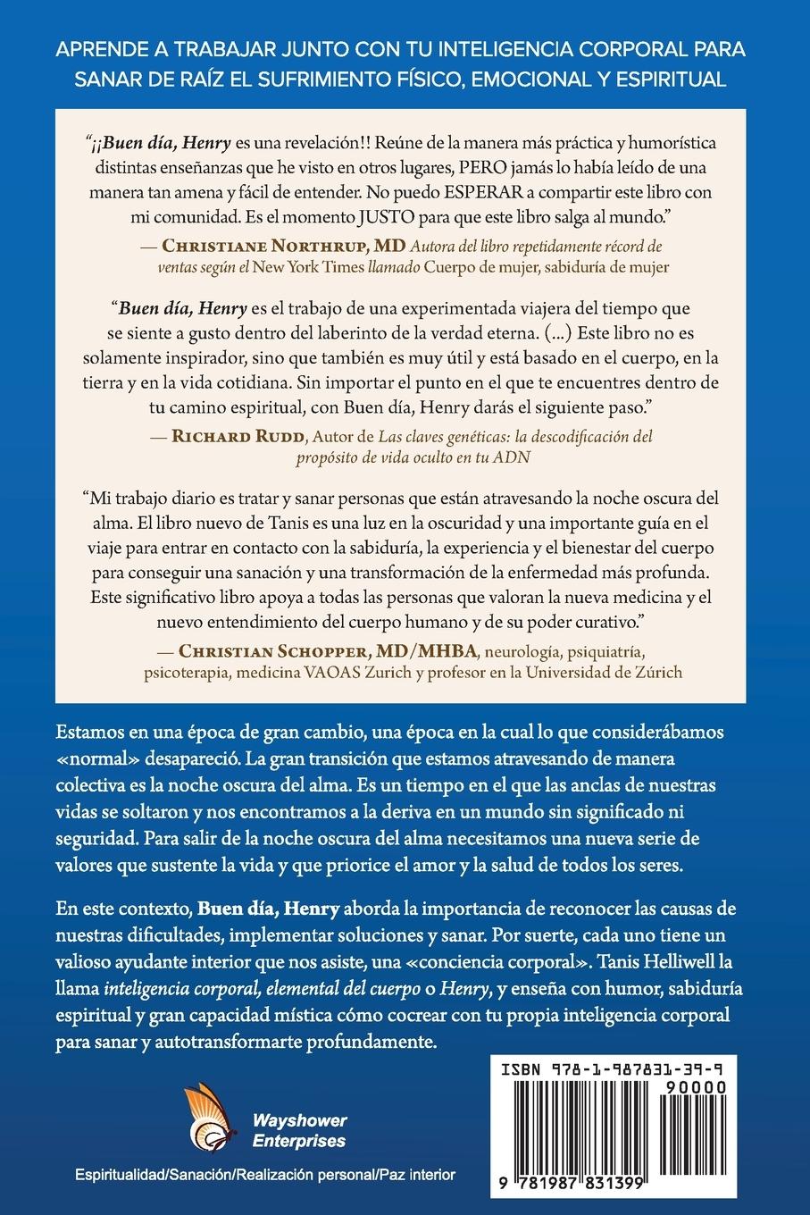 Rückseitencover Buen día, Henry