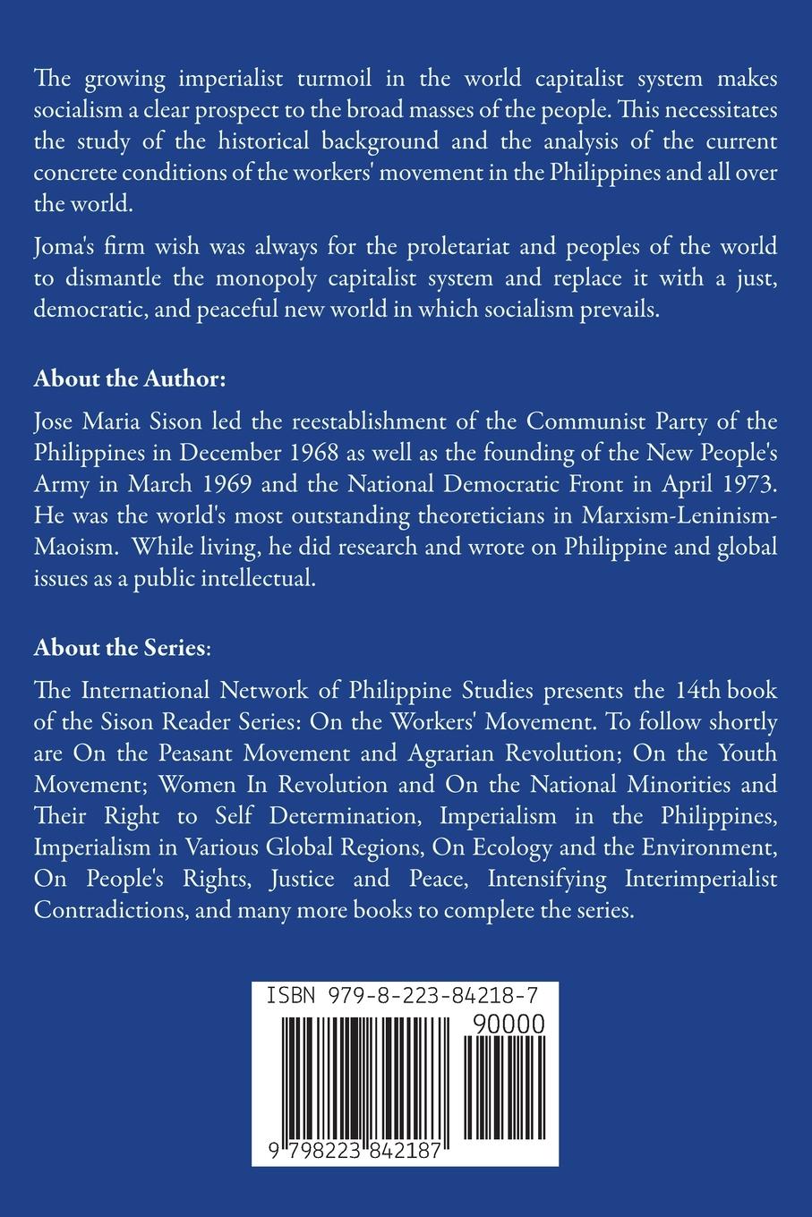 Rückseitencover On the Workers' Movement